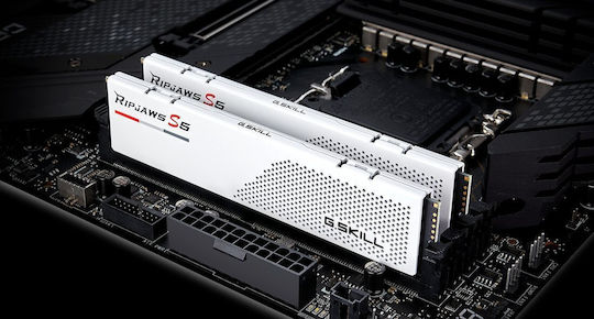 G.Skill Ripjaws S5 DDR5 32GB RAM με 2x16GB Modules και Ταχύτητα 6000 για Desktop F5-6000J2836G16GX2-RS5W - Image 3