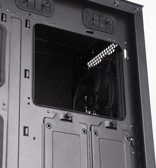 Silverstone Seta H1 Gaming Midi Tower Κουτί Υπολογιστή με Πλαϊνό Παράθυρο και RGB Φωτισμό Μαύρο - Image 8