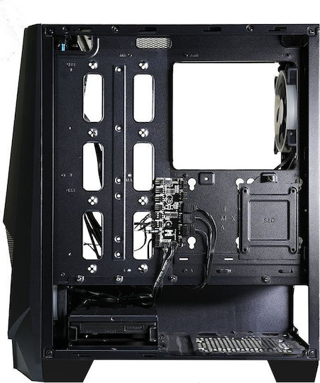 Xilence XG141 Gaming Midi Tower Κουτί Υπολογιστή με Πλαϊνό Παράθυρο και RGB Φωτισμό Μαύρο - Image 8