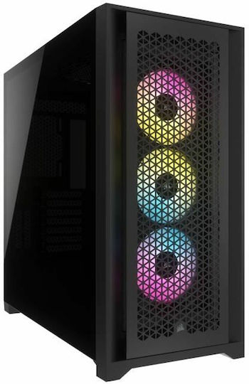 Corsair Frame 5000D RS ARGB Gaming Midi Tower Κουτί Υπολογιστή με Πλαϊνό Παράθυρο Μαύρο - Image 2
