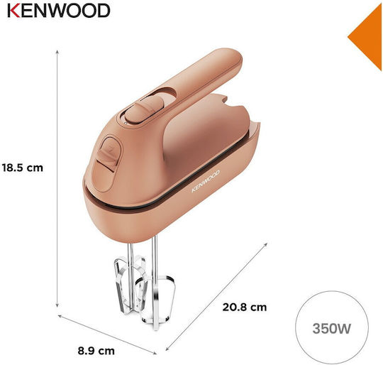 Kenwood HMP40.000GY Μίξερ Χειρός 350W Πορτοκαλί - Image 6