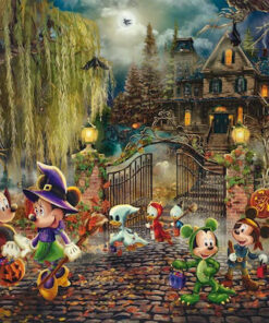 Alternative view of Mickey Mouse & Minnie Halloween Puzzle 2D 1000pcs