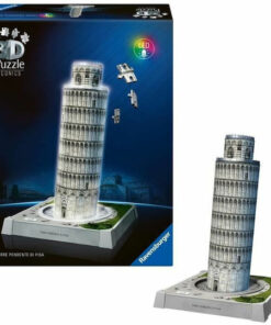 Alternative view of 3D Iconics Πίζα Night Edition Puzzle 3D 216pcs