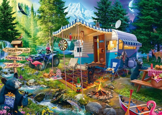 Caravanning In The Mountains Puzzle 2D 1000pcs - Image 2