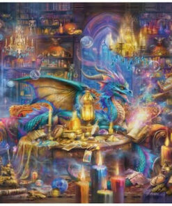 Alternative view of Ravensburger Jigsaw Puzzle Dragon's Library 3000 Pieces