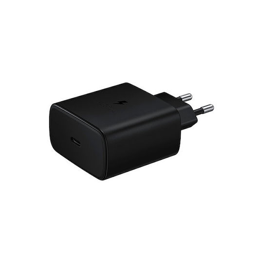 Samsung Φορτιστής με Ενσωματωμένο Καλώδιο USB-C 45W Power Delivery Μαύρος (EP-T4511XBEGWW) - Image 2