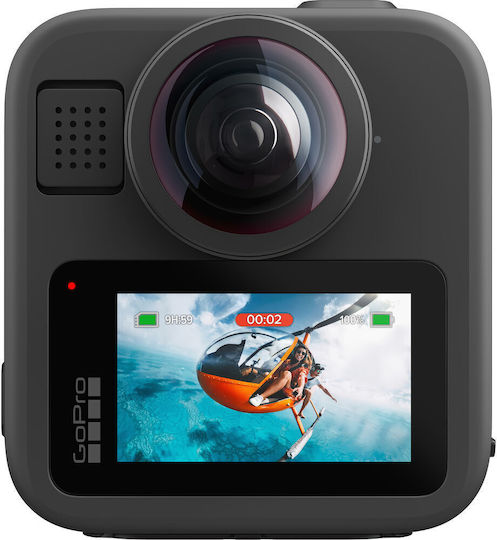 GoPro Max 2 Action Camera 5K Λήψης 360° Υποβρύχια με Οθόνη Αφής 1.82" και Wi-Fi Μαύρη - Image 3