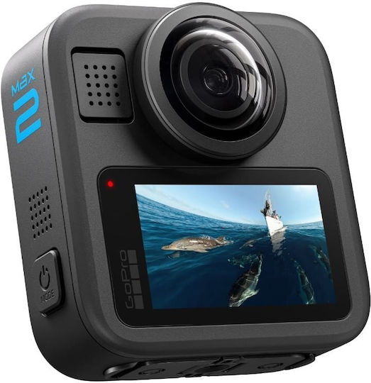 GoPro Max 2 Action Camera 5K Λήψης 360° Υποβρύχια με Οθόνη Αφής 1.82" και Wi-Fi Μαύρη - Image 8