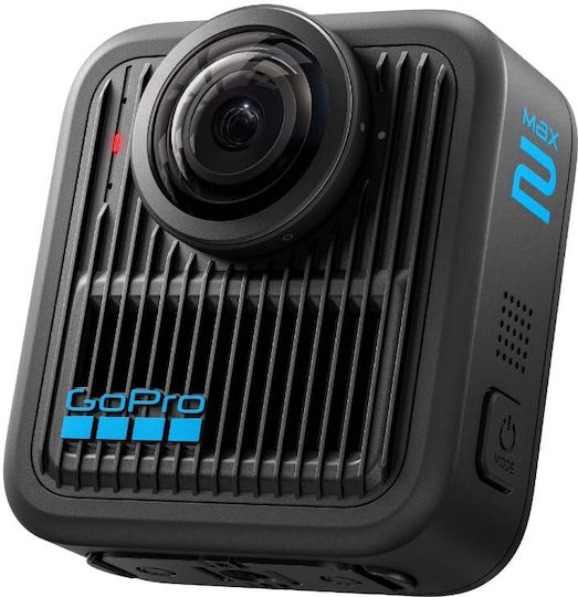 GoPro Max 2 Action Camera 5K Λήψης 360° Υποβρύχια με Οθόνη Αφής 1.82" και Wi-Fi Μαύρη - Image 9