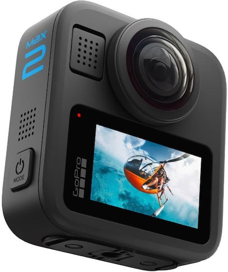 GoPro Max 2 Action Camera 5K Λήψης 360° Υποβρύχια με Οθόνη Αφής 1.82" και Wi-Fi Μαύρη - Image 7