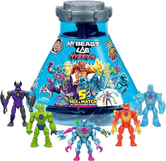 Mr Beast Lab Hybrids Figure 5-pack Hyper Fusion Lab 3 Cm - Image 6