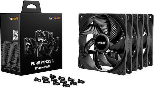 Be Quiet Pure Wings 3 Case Fan 120mm με Σύνδεση 4-Pin PWM 3τμχ - Image 2