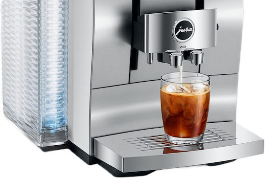 Jura Z10 Αυτόματη Μηχανή Espresso Εντοιχιζόμενη 1450W Πίεσης 15bar για Cappuccino με Μύλο και Wi-Fi Ασημί - Image 4