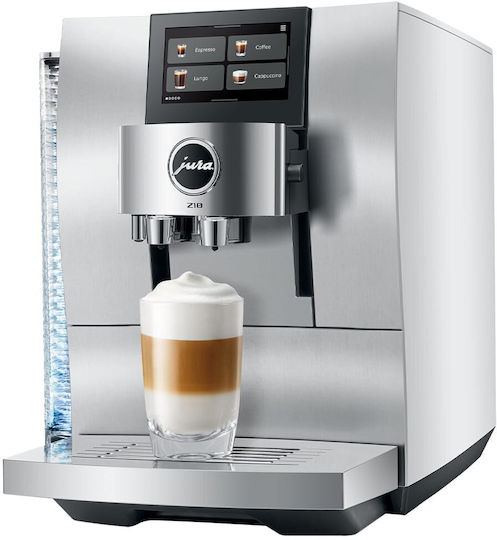 Jura Z10 Αυτόματη Μηχανή Espresso Εντοιχιζόμενη 1450W Πίεσης 15bar για Cappuccino με Μύλο και Wi-Fi Ασημί - Image 8