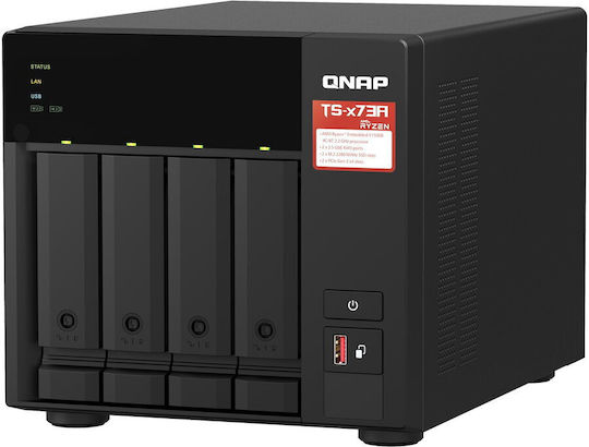 QNap Θήκη για Σκληρό Δίσκο SATA III με σύνδεση Type-C TS-473A-SW5T - Image 6