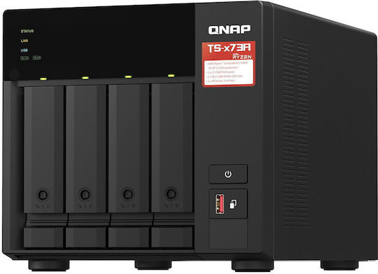 QNap Θήκη για Σκληρό Δίσκο SATA III με σύνδεση Type-C TS-473A-SW5T - Image 7