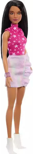 Barbie Fashionistas Κούκλα Fashionistas Rock Pink And Metallic για 3+ Ετών FBR37 - Image 2