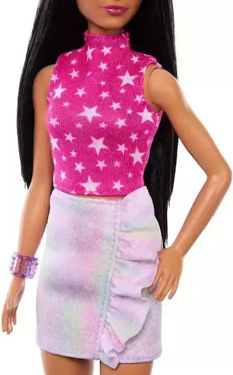 Barbie Fashionistas Κούκλα Fashionistas Rock Pink And Metallic για 3+ Ετών FBR37 - Image 6