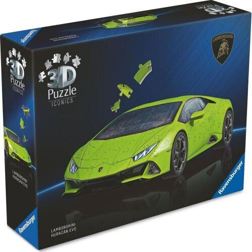 3D Iconics Lamborghini Huracan Puzzle 3D 108pcs - Image 2