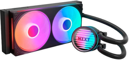 NZXT Kraken Core 240 RGB Υδρόψυξη Επεξεργαστή Διπλού Ανεμιστήρα 120mm για Socket AM4/AM5/1700/1200/115x - Image 2