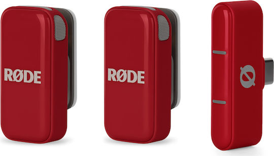Rode Micro Σετ Μικρόφωνο USB Πέτου για Κινητό σε Κόκκινο Χρώμα - Image 3