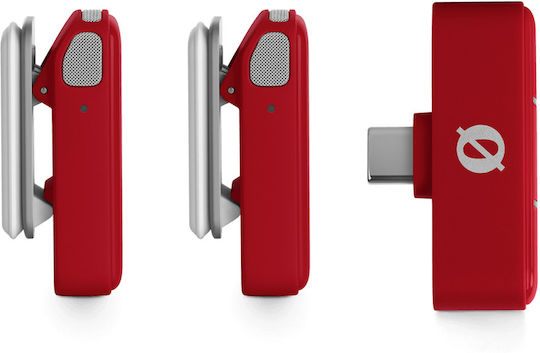 Rode Micro Σετ Μικρόφωνο USB Πέτου για Κινητό σε Κόκκινο Χρώμα - Image 4