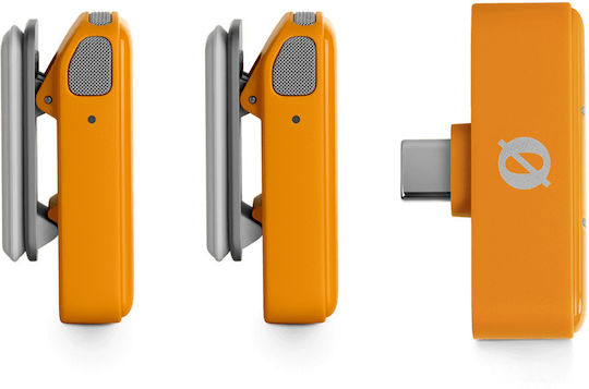 Rode Micro Σετ Μικρόφωνο USB Πέτου για Κινητό σε Πορτοκαλί Χρώμα - Image 3