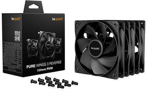 Be Quiet Pure Wings 3 Reverse Case Fan 120mm 3τμχ