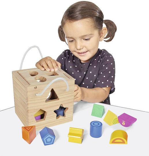 Simba Παιχνίδι Ταξινόμησης Σχημάτων Eichhorn Cube Shapes Game Set από Ξύλο για 12+ Μηνών 100002092 - Image 4