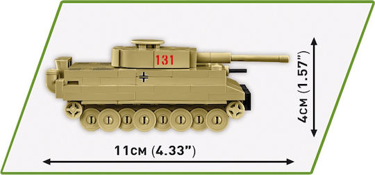 Cobi Τουβλάκια Tiger I 131 για 6+ Ετών 144τμχ - Image 5