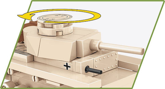 Cobi Τουβλάκια Panzer III Ausf.L για 6+ Ετών 82τμχ - Image 8