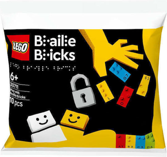 LEGO Τουβλάκια Play with Braille Bricks για 6+ Ετών 10τμχ 30711 - Image 2