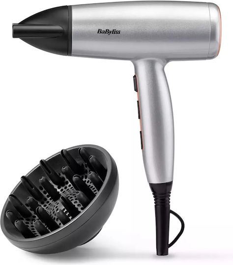 Babyliss Επαγγελματικό Πιστολάκι Μαλλιών Turbo με Φυσούνα 2100W D580DE