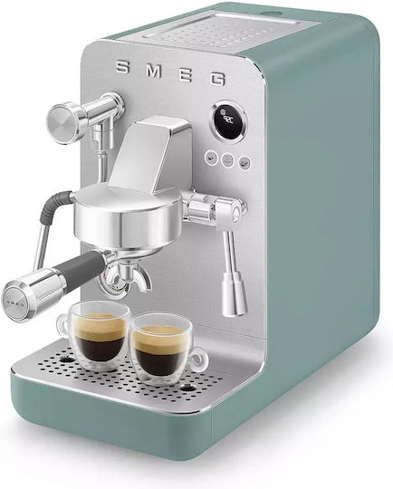 Smeg Μηχανή Espresso 1700W Πίεσης 15bar για Cappuccino Ασημί EMC02EGMEU - Image 3