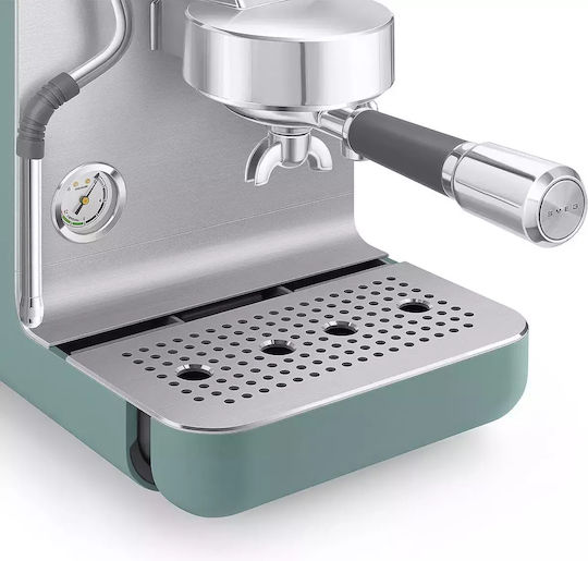 Smeg Μηχανή Espresso 1700W Πίεσης 15bar για Cappuccino Ασημί EMC02EGMEU - Image 4