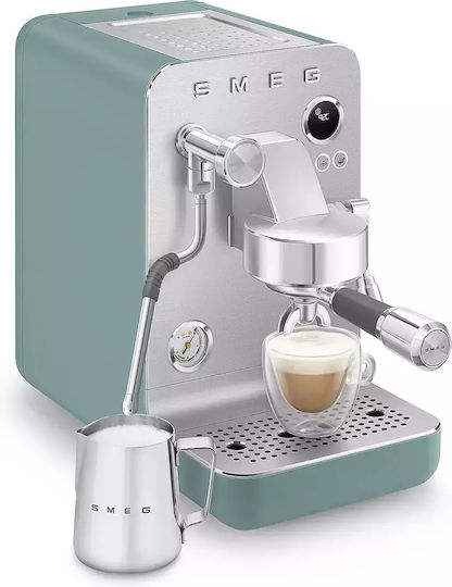 Smeg Μηχανή Espresso 1700W Πίεσης 15bar για Cappuccino Ασημί EMC02EGMEU - Image 12