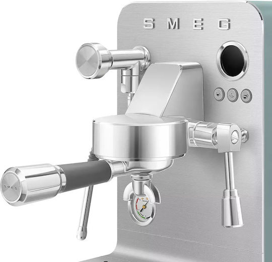 Smeg Μηχανή Espresso 1700W Πίεσης 15bar για Cappuccino Ασημί EMC02EGMEU - Image 13