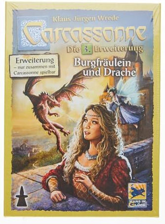 Επιτραπέζιο Παιχνίδι Carcassonne: Damsel and Dragon για 2-6 Παίκτες 7+ Ετών HIGD0103 (GER) Asmodee - Image 3