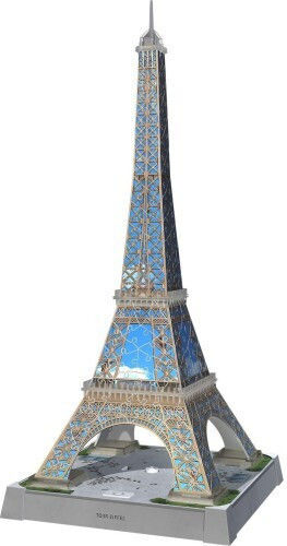 Παιδικό Puzzle 3D Iconics Πύργος του Άιφελ Night Edition 216pcs Ravensburger - Image 2
