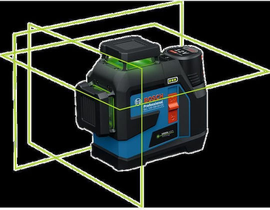 Bosch GLL 12V-100-33 CG Γραμμικό Αλφάδι Laser Πράσινης Δέσμης με Εύρος Εργασίας 100m - Image 2