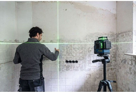Bosch GLL 12V-100-33 CG Γραμμικό Αλφάδι Laser Πράσινης Δέσμης με Εύρος Εργασίας 100m - Image 4