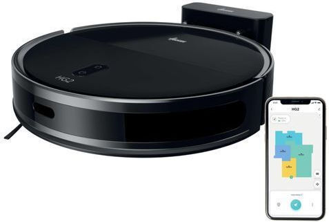 Hoover HG2 Turbo Slim Σκούπα Ρομπότ για Σκούπισμα & Σφουγγάρισμα με Wi-Fi Γκρι - Image 2