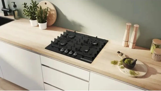 Bosch Serie 4 Εστία Φυσικού Αερίου Αυτόνομη 59x52εκ. PNH6B6K40 - Image 2