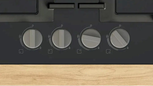 Bosch Serie 4 Εστία Φυσικού Αερίου Αυτόνομη 59x52εκ. PNH6B6K40 - Image 5