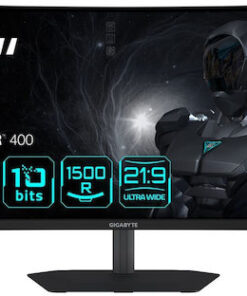 Gigabyte G34WQC2 Ultrawide VA HDR Curved Gaming Monitor 34" QHD 3440x1440 200Hz με Χρόνο Απόκρισης 1ms GTG
