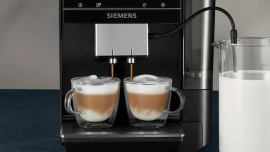 Siemens Eq700 Αυτόματη Μηχανή Espresso Εντοιχιζόμενη 1500W Πίεσης 19bar για Cappuccino με Μύλο Άλεσης Μαύρη - Image 3