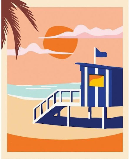 Ravensburger Creart Paint By Numbers Adults Beach Cabin - Image 4