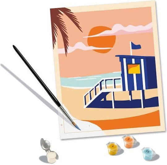Ravensburger Creart Paint By Numbers Adults Beach Cabin - Image 3