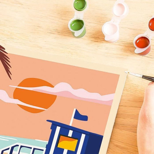 Ravensburger Creart Paint By Numbers Adults Beach Cabin - Image 7