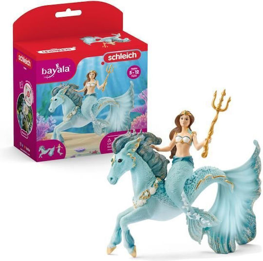 Schleich-S Παιχνίδι Μινιατούρα Mermaid Eyela On Underwater Horse για 5-12 Ετών 70594 - Image 4